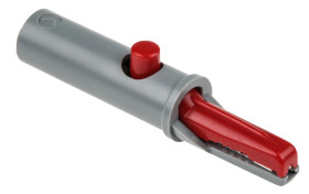 Zacisk krokodylkowy izolowany, 6mm, 6A, Hirschmann Test & Measurement