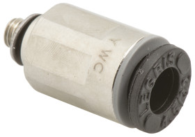 Złączka pneumatyczna Złącze M3 męskie Wciskane 4 mm Legris Adapter gwintowany prosty M3 x 0,5 męskie