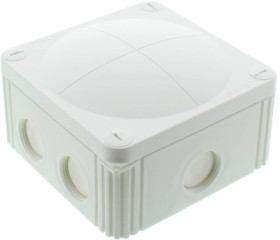 Cable junction box, no. of entries: 4, 6.0 mm², white, IP66/IP67, 10060533