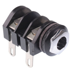 6.35mm Mono Solder Switched Jack Socket S4/BNB CL1298A
