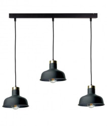 Lampa wisząca nowoczesna 3xE27 HEBE BLACK