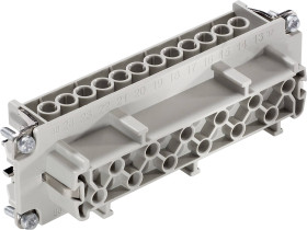 Wkładka złącza żeńskiego EPIC® H-BVE 10 10271110 LAPP Łączna ilość styków 10 + 2 + PE 5 szt.