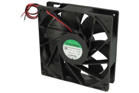 Wentylator; PFE0381BX-000U-A99; 140x140x38mm; kulkowe; 12V; DC; 42W; 504m3/h; 68,3dB; 3,8A; 6800RPM; 2 przewody; Sunon; RoHS; 9÷