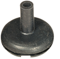 Grommet, cable Ø 4 mm, PCR, black, 02590020010