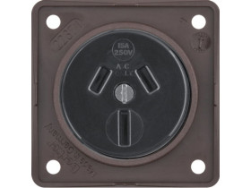 Integro Flow Gniazdo z uziemieniem "Australia" brąz 962562501 HAGER