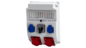 Rozdzielnica Caja 11M - Gniazda 2X16a 5P, 2X230v, L/P(32A) /11 Modułów/