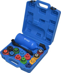 Zestaw lejków do oleju MASTER z obrotowym ramieniem kątowym, 15 szt Brilliant Tools BT711110 1 szt. Brilliant Tools BT71