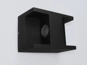 Oprawa elewacyjna LED Cissa 2x2W WW czarna