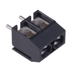 2-Way 5mm PCB Terminal Block Grey 15A 300V