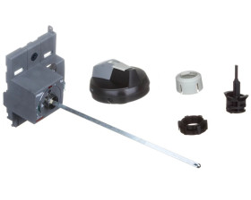 Napęd drzwiowy czarny z blokadą wałek 200mm HXA031H