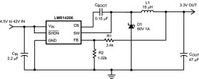 4.5V to 42V, 0.6A Step-Down DC/DC Switching Regulator in SOT-23 Package