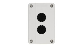 Kaseta Sterownicza Pusta Obudowa Z Miejscem Na 2 Przyciski Biała