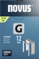 Novus Tools 042-0768 Zszywki z płaskiego drutu Typ 11 5000 szt. Wymiary (D x S) 12 mm x 10.6 mm