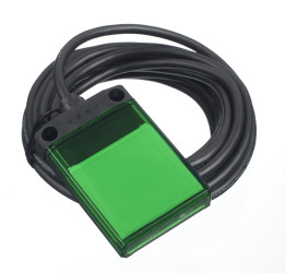 Lampka kontrolna do montażu panelowego 24 V ac/dc, 24V dc, zielona LED Czarny Idec