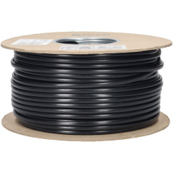 UniStrand 0.75mm 6A 2 Core 2192Y Black Flat Mains PVC Flexible Cable