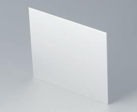 Rear panel, aluminum, (W x H) 131.3 x 118.6 mm, white, B6145112