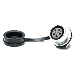 Złącze okrągłe 5-pinowe M20 Montaż przedni Gniazdo RS PRO Żeńskie IP67 SF20