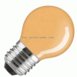 Kolor. P45 15W pomarańczowa E27 230V GE