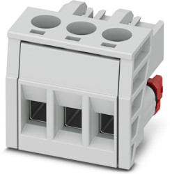 Socket, 3 pole, pitch 5 mm, straight, gray, 1084026