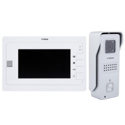 Zestaw VIDEODOMOF. M323W/S6S VIDOS Biały/Srebrny