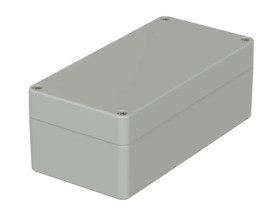 ABS enclosure, (L x W x H) 160 x 80 x 60 mm, light gray (RAL 7035), IP66, 03219000