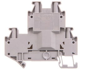 Złączka szynowa 2-piętrowa 2,5mm2 szara UTTB 2,5-BE 3046744 /50szt./