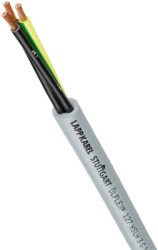 HFFR control line ÖLFLEX 127 HSLH 2 x 1.5 mm², unshielded, gray, 1127429