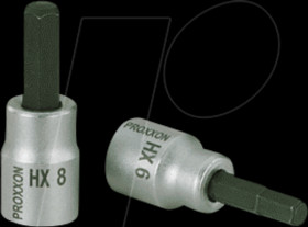 23575 Socket, HX 4 mm, 3/8"