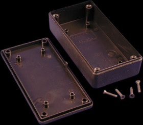 ABS enclosure, (L x W x H) 99 x 51 x 20 mm, black (RAL 9005), IP54, 1591XXASBK