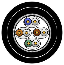 Kabel kat. 6a Cat6a długość 500m Niezakończony Belden PVC