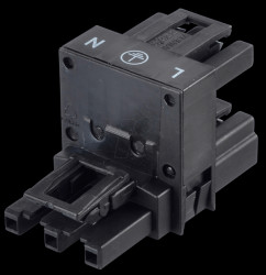 770-635 WINSTA® MIDI, 3-pin h-splitter, 1x plug/2x female connector