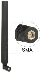 88976 LTE aerial, SMA, black, rotating
