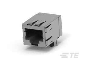Złącze RJ45 Żeński Złącze RJ45 Przewlekany Cat5e TE Connectivity, 90° 8-żyłowe