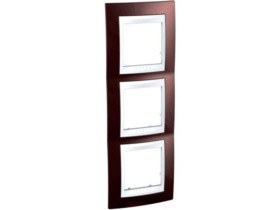 UNICA PLUS Ramka 3 potrójna pionowa lazur karminowy MGU6.006V.851 SCHNEIDER ELECTRIC