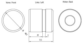 Adapter okrągły rurowy PLC Siemens 6AV7674-1LB40-0AA0 6AV76741LB400AA0