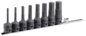 Facom NSHM.J8 wewnętrzny sześciokąt Zestaw nasadek wkrętakowych 5 mm, 6 mm, 8 mm, 10 mm, 12 mm, 14 mm, 17 mm, 19 mm 8 sz