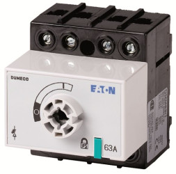 Przełącznik izolacyjny 3-biegunowy + SN (bezpośredni)-biegunowy 63A Eaton Montaż powierzchniowy 30kW