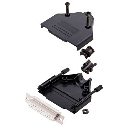 Encitech 6355-8033-13 D-Sub Receptacle Set 25 Pins Solder Bucket 180&#xB0;