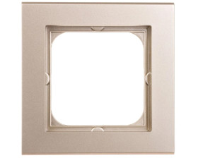 SONATA Ramka pojedyncza szampański złoty R-1R/39