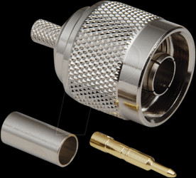 0404002 N-plug, crimp type. RG 213-U