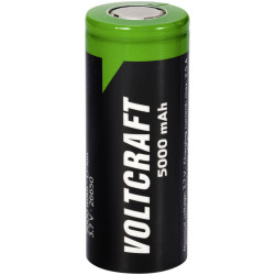 VOLTCRAFT VC-16569890 VC-26650 Battery Rechargeable Lithium 3.7V 5000mAh