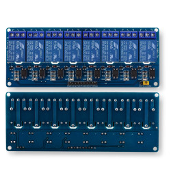 8-channel module 12V 10A relay controlled by 0V low state for Arduino