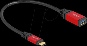 60172 USB 3.1 adapter, C plug > A socket, 0.15 m