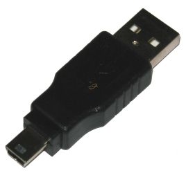 PRZEJ. WTYK MINI USB 5P/WT.TYP A