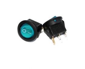 Przełącznik kołyskowy SMRS101-2L podświetlenie 230V d20mm