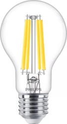 Żarówka LED MASTER 11.2W zam 100W 1521lm ściemnialna 4000K VLE LEDBulbD11.2-100W E27 940A60CLG Szkło przezroczyste 2.5roku gwar