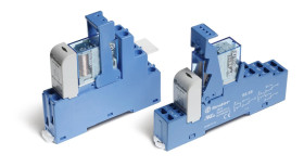 Przekaźnikowy moduł sprzęgający 15,8mm, 2P 10A 24V DC, styki AgNi, zaciski śrubowe, szyna DIN 48.62.7.024.0050SPA