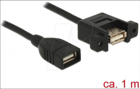 85460 Cable USB 2.0 A female &gt; USB 2.0 A female, 1 m