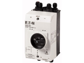 Rozłącznik izolacyjny DC 1-fazowy 2P 20A 1000V 2 stringi M12 SOL20/2MV 120919 EATON