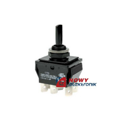 Przełącznik dźwign. C-17-70-H0BB 3x2 ON-OFF-ON konektory bistab.